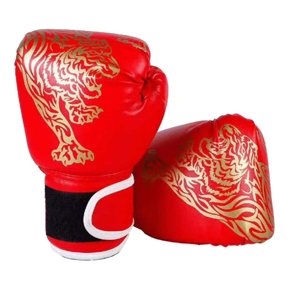 כפפות אגרוף מעור PU נושם - כפפות אימון לסנדה MMA וטאקוונדו