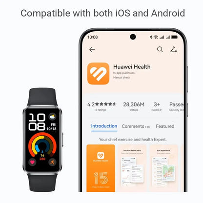 שעון חכם Huawei Band 10 - צמיד ספורט עם מעקב שינה וסוללה 14 ימים
