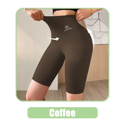מכנסיים קצרים ספורטיביים לנשים - מותן גבוה Push Up ליוגה וכושר 🧘‍♀️💪