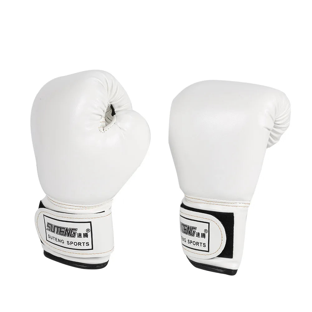 כפפות אגרוף מעור PU נושם - כפפות אימון לסנדה MMA וטאקוונדו