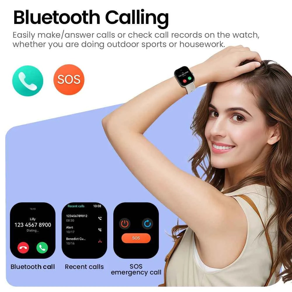HAYLOU Watch S6 Voice Calling Smart Watch Men Health Monitoring IP68 Waterproof Smart Notifications Voice Assistant Smartwatch
