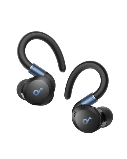 אוזניות ספורט Soundcore by Anker Sport X20 - אוזניות אלחוטיות עם וו אוזן לאימונים