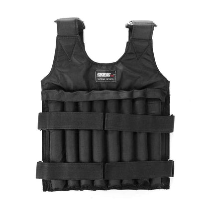 3-50kg Durable Loading Weighted Vest Adjustable Weight Boxing Training Exercise Waistcoat Durable Invisible Sand for Running